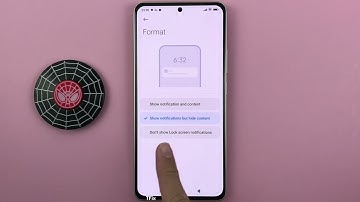 How to hide lock screen notification content on Xiaomi Redmi Note 13 Android 14