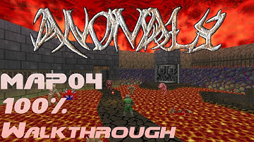 Doom 2 - Anomaly + Beautiful Doom - Map04 [UV+fast 100% Walkthrough]