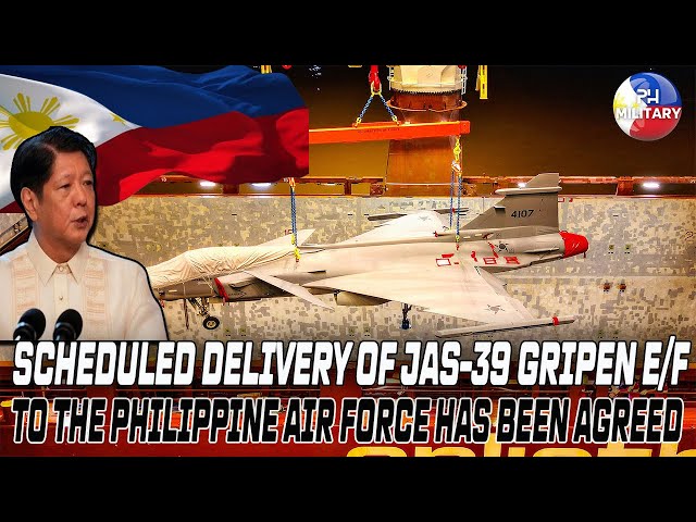 Scheduled delivery of JAS-39 Gripen E/F to the Philippine Air Force has been agreed class=