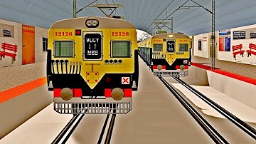 Velachery Chennai Beach EMU Journey Part-1 || MSTS Open Rails || Indian Train simulator