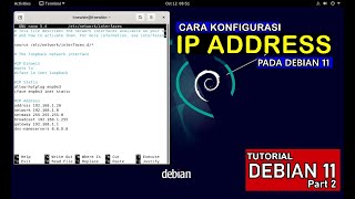 CARA KONFIGURASI IP ADDRESS PADA DEBIAN 11 DI VIRTUALBOX 2022 (Part 2)