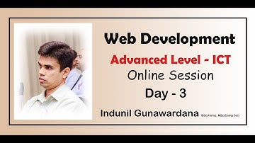 Web Development (A/L) Online Session - Summary Day 3