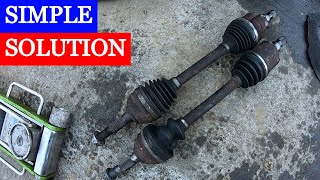 EASY Axle Shaft REMOVAL for Trailblazer, Envoy, Ascender, 97X, and Rainier