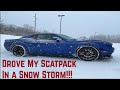 Dodge Challenger Widebody Scatpack In The Snow