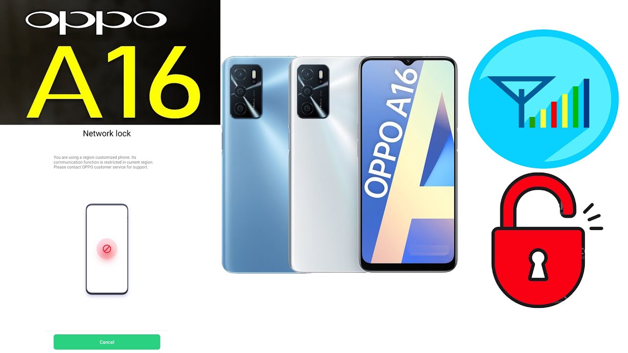OPPO A16 Network Unlock