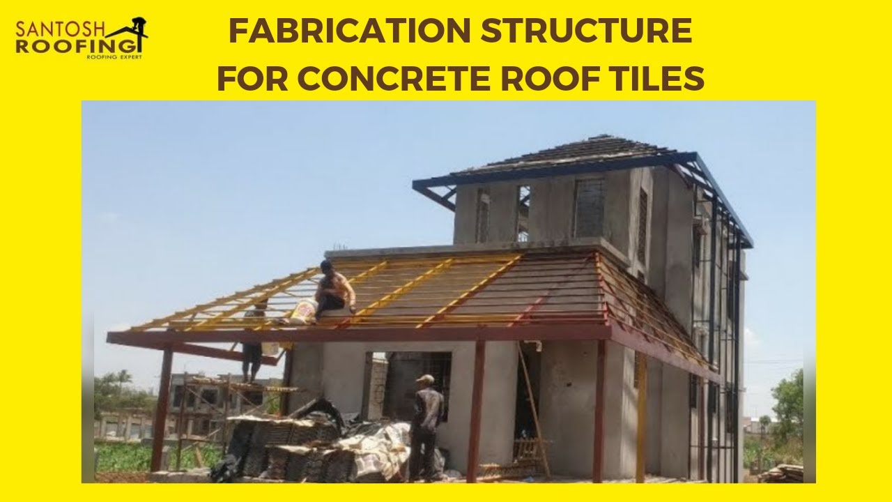 Fabrication structure for concrete roof tiles (Hindi)/Call On