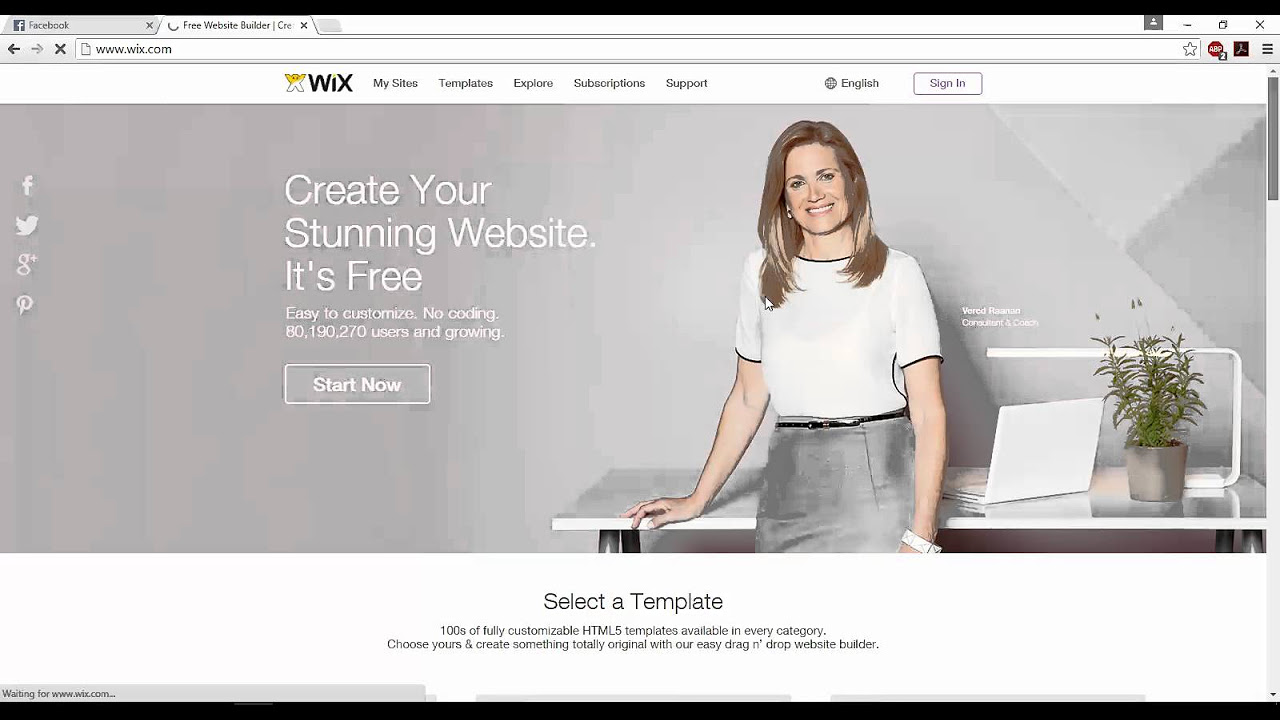 free website สํา เร็ จ รูป 2022 New การสร้างเว็บไซต์สำเร็จรูปฟรีด้วย wix.com ep.1