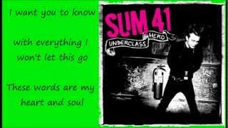 With Me - Sum 41 lyrics