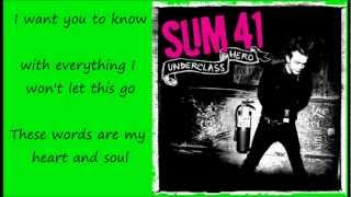 With Me - Sum 41 lyrics