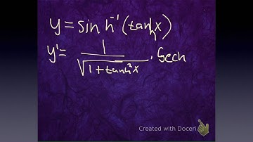 Derivative of inverse hyperbolic functions ex 2