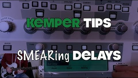 Kemper Tips: Getting that “Delay in front” tone