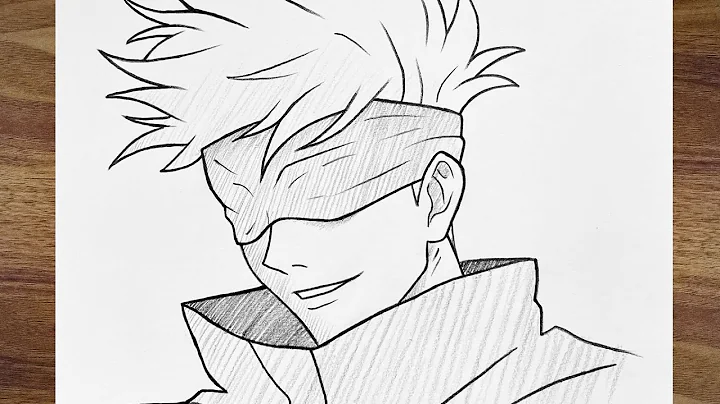How to Draw Gojo Satoru | Easy Anime Drawing Tutorial