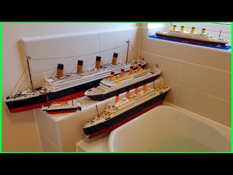 WILL THESE LEGO TITANIC COPYS FLOAT ???. 