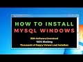 How to install MySQL on Windows