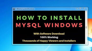 How to install MySQL on windows-MySQL Comand Line Client