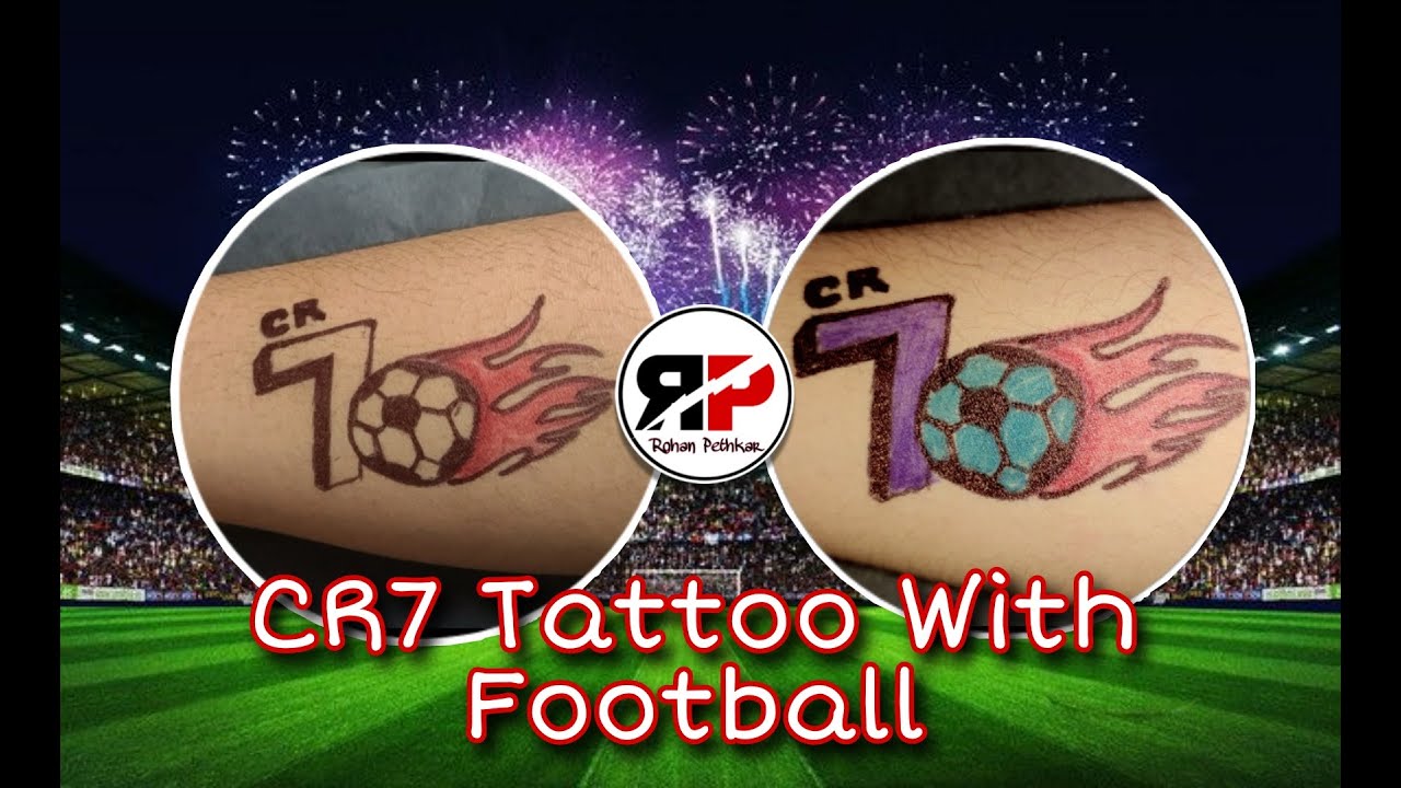 Cristiano Ronaldo Tattoo CR7  Tatuaje de líneas negras Tatuajes  futboleros Tatuajes