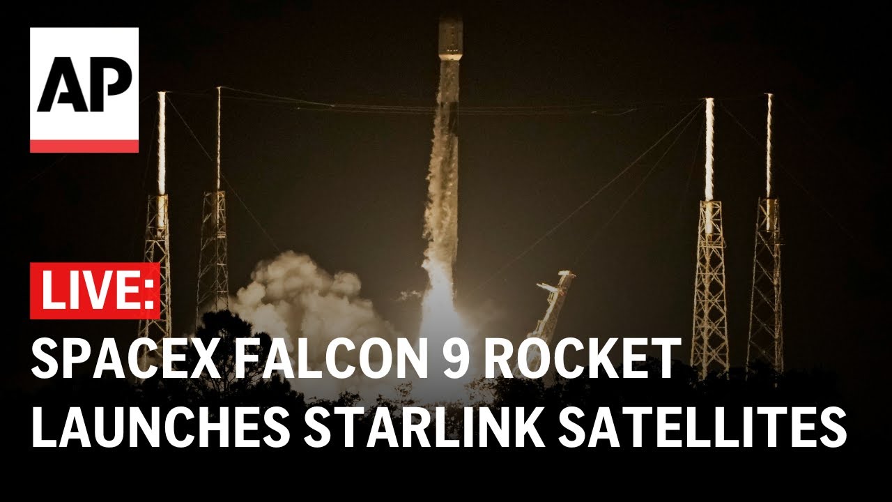SpaceX launch LIVE: Falcon 9 rocket launches 21 Starlink V2 Mini satellites