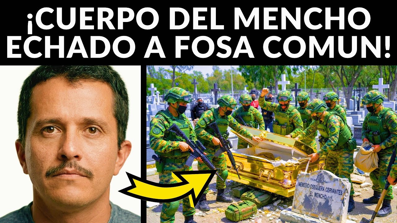 ¡Mencho echado a fosa común! México clausura cementerio de narcos 