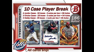 2024 BOWMAN 10 Case (86 Box) Player Break eBay 05/21/24