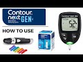 Check blood sugar with contour next gen  contour plus elite meter