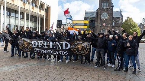 Meerdere demonstraties rond komst AZC - Stadserf Schiedam