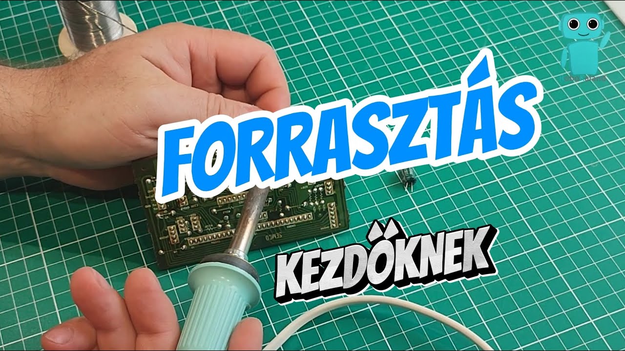 Forrasztás kezdőknek. Nálunk már az óvodások is bütykölnek, kísérleteznek, forrasztanak.