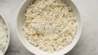 How to Cook Rice in Instant Pot (Brown Rice, Jasmine Rice, Basmati Rice, White Rice)
