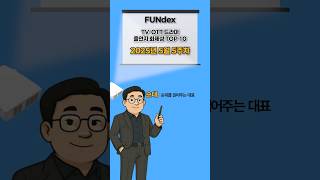 펀덱스 드라마 출연자 화제성(25년 5월 5주)