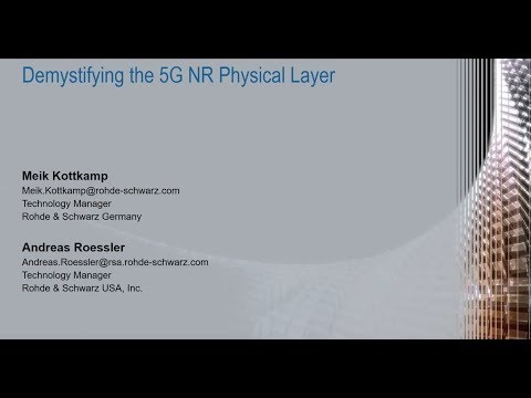 Demystifying the 5G NR physical layer