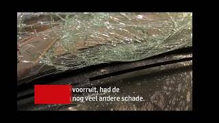 Autoband Door Ruit Politie Auto.