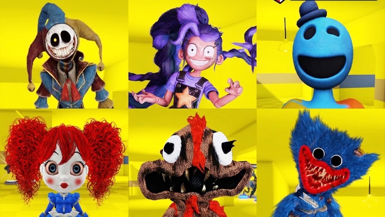 All Morphs Unlocked Poppy Playtime 5 PRISON RUN - Lily Lovebraids, Prototype 1006, Doey, Huggy Wuggy