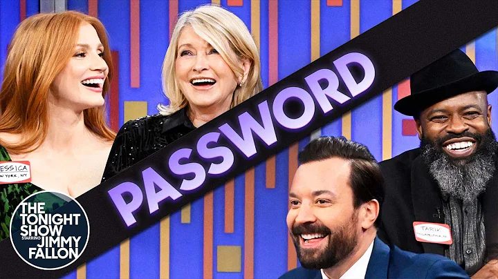 Password with Jessica Chastain and Martha Stewart ...