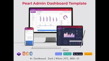 Responsive Bootstrap Admin Dashboard Template WebApp – Pearl