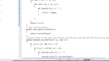 Java Programming, TicTacToe,  check if board is full, 2/3 ( break to 3 parts for easy understanding)
