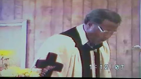 Rev Hubert R Hunter Sr  Preaching 1989