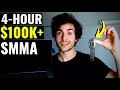 4-HOUR/WEEK $100,000 SMMA: How to Grow SMMA to 6-figures working 4 hours a week