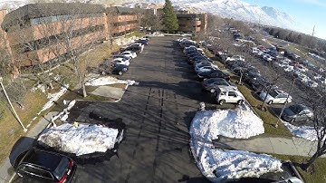 Phantom 2 with GoPro H4 4k - First Flight Fail Quadcopter Crash - Flew Into Trees