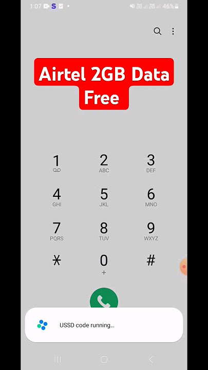 2GB Data Free ||Airtel Free Data 2024 | Airte Free Data Code #shors​ #airtel​ #airtelfreedata​