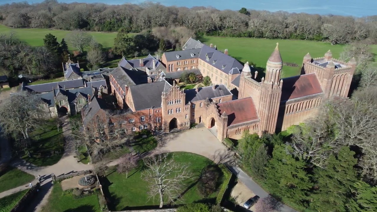 Quarr Abbey flyby