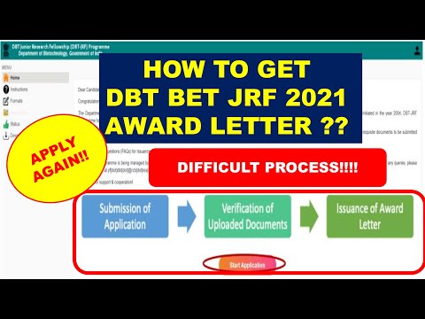 How to get DBT BET EXAM 2021 Award Letter??Documents required??By E mail or POST??||Complete Details