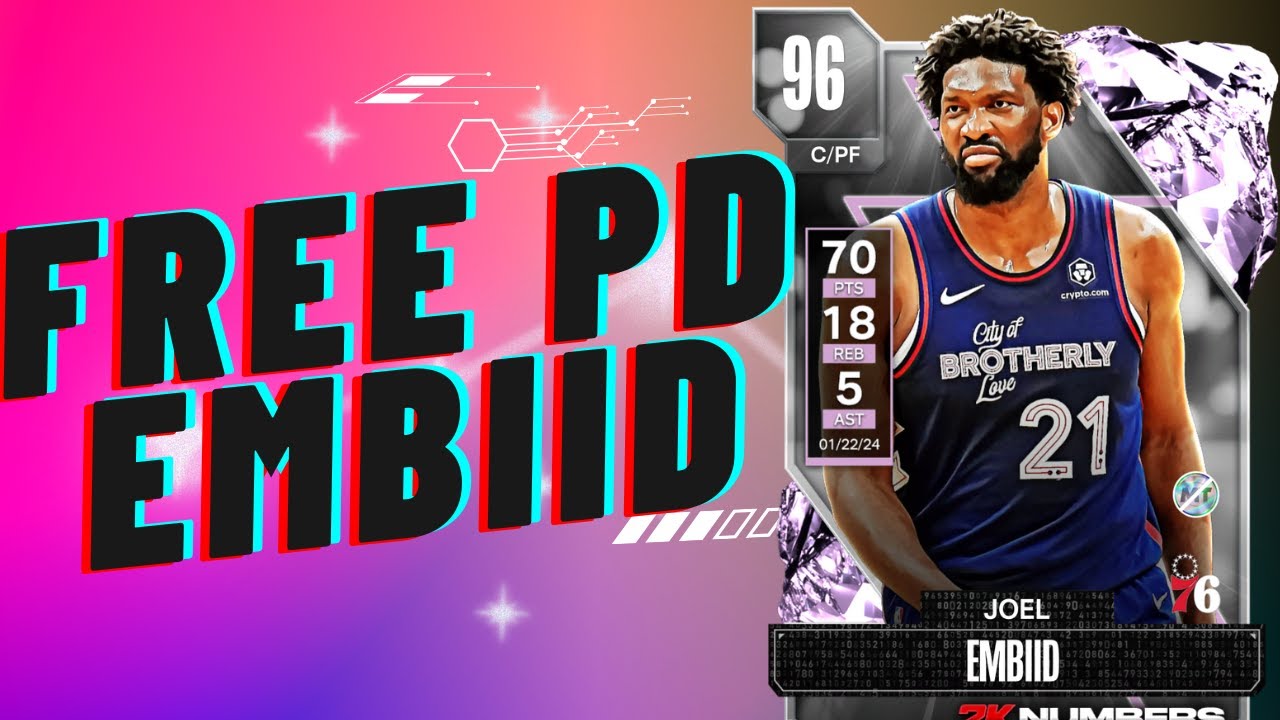 FREE Pink Diamond Joel Embiid - How to get EASY -  NBA 2k24 myteam