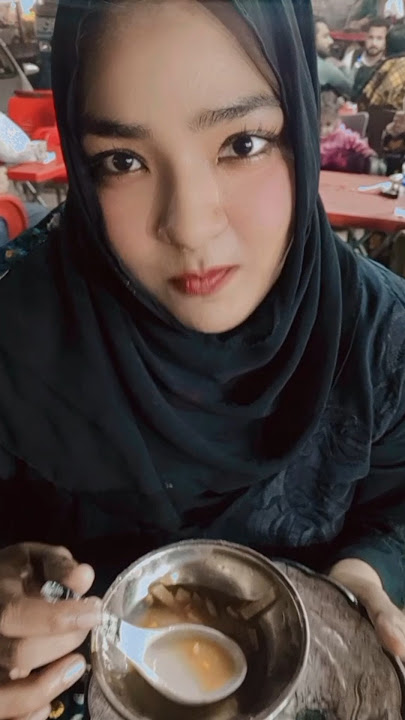 Download lagu Sabika Ka Soup Mode ON ππ | Cute Street Food Moments | #Mabika