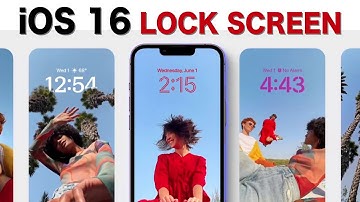 NEW iOS 16 LOCK SCREEN 🔥