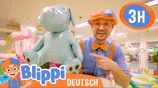 Blippi Deutsch  Blippi spielt auf dem IndoorSpielplatz | Abenteuer und Videos für Kinder