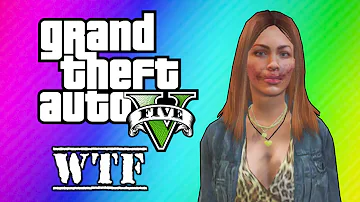 GTA 5 Online: Super Glitchy Lobby - Invincible Lady & Teleportation (GTA 5 Funny Moments)