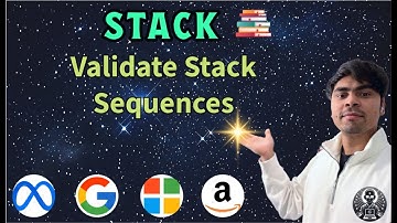 LeetCode 946 | Validate Stack Sequences | Python Stack Simulation | AlgoYogi