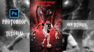 Cristiano Ronaldo | Mobile Wallapaer HD |Photoshop | Design Tutorial screenshot 2