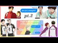 Suga asks more people if they are Straight™ ft. Seijoh, Shiratorizawa, Fukurodani and Nekoma