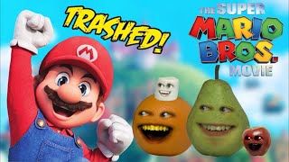 Annoying Orange  The Super Mario Bros. Movie TRAILER TRASHED!