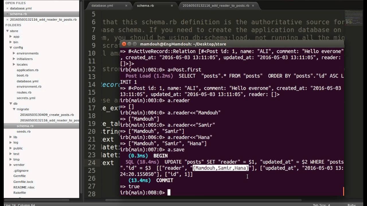 Rails Migration 161 Adding Column Array Type To Postgres Table
